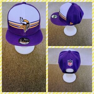 MINNESOTA VIKINGS NFL FOOTBALL SNAPBACK HAT.